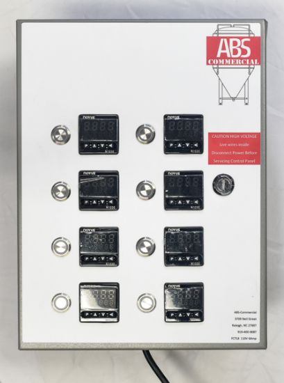 Picture of Fermentation Control Panel Box - Fits up to 8 PIDs