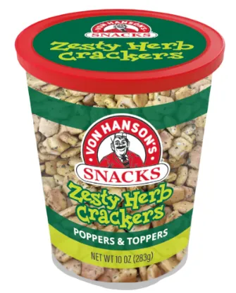 Picture of Crackers – Zesty Herb Poppers & Toppers
