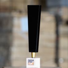 Picture of Tap Handle, Wood, STS Black / Gold