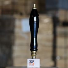 Picture of Tap Handle, Wood, Pub-Style, No Shield Black / Gold