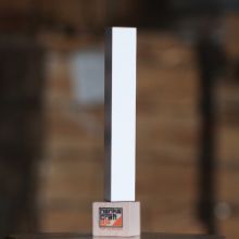 Picture of Tap Handle, Wood, Tall Three-Sided White