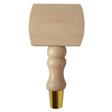 Picture of Tap Handle, Wood, T7000 on DTB Spindle Natural / Gold