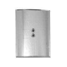 Picture of Tap Handle Hardware, Shields Silver / Curved Vertical Rectangle