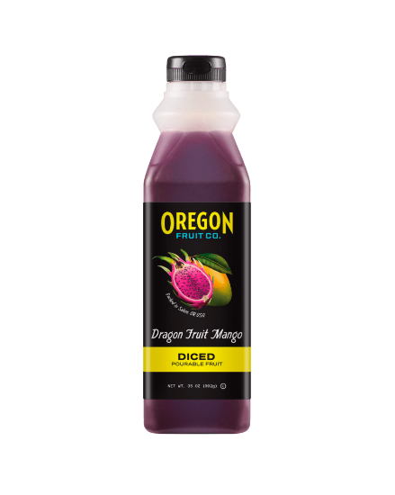 Picture of Dragon Fruit Mango Diced Pourable Fruit - Frozen