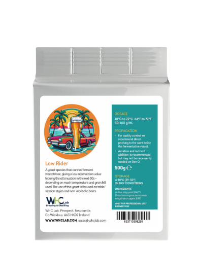 Picture of WHC Lab- Low Rider Low Attenuating Yeast 500g