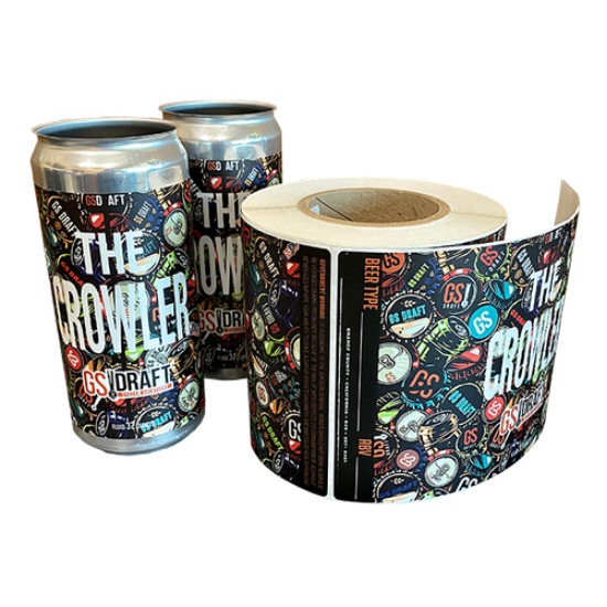 Picture of GS Draft - Crowler Label for 32oz Crowlers - 250 labels per roll