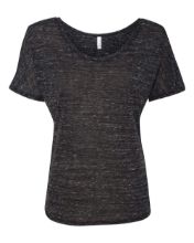 Picture of BELLA + CANVAS - Women’s Slouchy Tee - 8816 -S - 2XL Black Marble