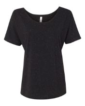 Picture of BELLA + CANVAS - Women’s Slouchy Tee - 8816 -S - 2XL Black Speckled