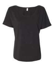 Picture of BELLA + CANVAS - Women’s Slouchy Tee - 8816 -S - 2XL Charcoal Black Triblend