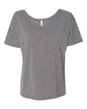 Picture of BELLA + CANVAS - Women’s Slouchy Tee - 8816 -S - 2XL Deep Heather Speckled
