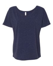 Picture of BELLA + CANVAS - Women’s Slouchy Tee - 8816 -S - 2XL Navy Speckled
