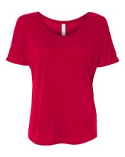 Picture of BELLA + CANVAS - Women’s Slouchy Tee - 8816 -S - 2XL Red