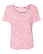 Picture of BELLA + CANVAS - Women’s Slouchy Tee - 8816 -S - 2XL Red Marble