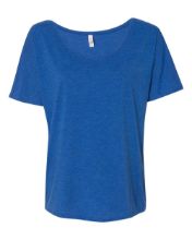 Picture of BELLA + CANVAS - Women’s Slouchy Tee - 8816 -S - 2XL True Royal Triblend