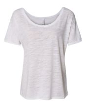 Picture of BELLA + CANVAS - Women’s Slouchy Tee - 8816 -S - 2XL White Slub