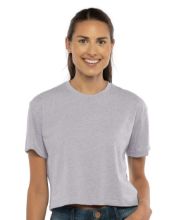 Picture of Next Level - Women's Ideal Crop Top - 1580 Heather Grey / 2XL