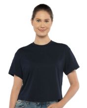 Picture of Next Level - Women's Ideal Crop Top - 1580 Midnight Navy / 2XL