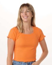 Picture of Boxercraft - Women's Baby Rib T-Shirt - BW2403 Mandarin / XS