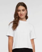 Picture of LAT - Women's Boxy Tee - 3518 Blended White / L