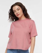 Picture of LAT - Women's Boxy Tee - 3518 Mauvelous / XL