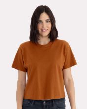 Picture of Next Level - Women's Heavyweight Boxy T-Shirt - 7610 Clay / XL