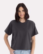 Picture of Next Level - Women's Heavyweight Boxy T-Shirt - 7610 Graphite Black / L