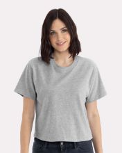Picture of Next Level - Women's Heavyweight Boxy T-Shirt - 7610 Heather Grey / 3XL
