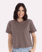 Picture of Next Level - Women's Heavyweight Boxy T-Shirt - 7610 Shiitake / XS