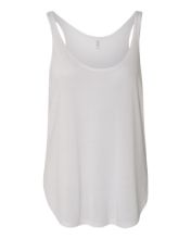 Picture of BELLA + CANVAS - Women's Flowy Tank with Side Slit - 8802 White / L