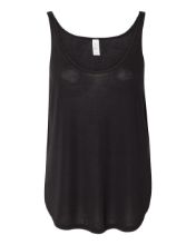 Picture of BELLA + CANVAS - Women's Flowy Tank with Side Slit - 8802 Black / S