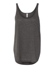 Picture of BELLA + CANVAS - Women's Flowy Tank with Side Slit - 8802 Dark Grey Heather / XL
