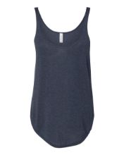 Picture of BELLA + CANVAS - Women's Flowy Tank with Side Slit - 8802 Heather Navy / M