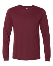 Picture of BELLA + CANVAS - Heather CVC Long Sleeve Tee - 3501CVC - XS - 4XL Heather Cardinal