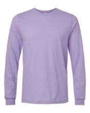 Picture of BELLA + CANVAS - Heather CVC Long Sleeve Tee - 3501CVC - XS - 4XL Heather Dark Lavender