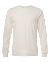 Picture of BELLA + CANVAS - Heather CVC Long Sleeve Tee - 3501CVC - XS - 4XL Heather Natural