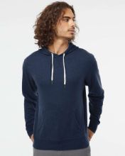 Picture of Independent Trading Co. - Midweight French Terry Hooded Sweatshirt - PRM90HT Navy Heather / XS