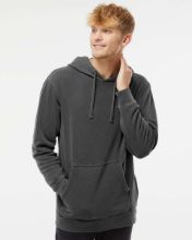 Picture of Independent Trading Co. - Midweight Pigment-Dyed Hooded Sweatshirt - PRM4500 - XS - 3XL Pigment Black