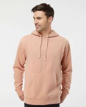 Picture of Independent Trading Co. - Midweight Pigment-Dyed Hooded Sweatshirt - PRM4500 - XS - 3XL Pigment Dusty Pink