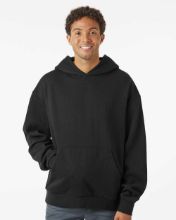 Picture of Independent Trading Co. - Avenue Hooded Sweatshirt - IND280SL Black / XS