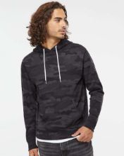 Picture of Independent Trading Co. - Lightweight Hooded Sweatshirt - AFX90UN Black Camo / XS