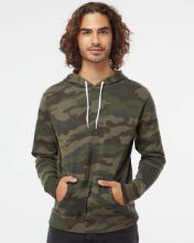 Picture of Independent Trading Co. - Lightweight Hooded Sweatshirt - AFX90UN Forest Camo / XS