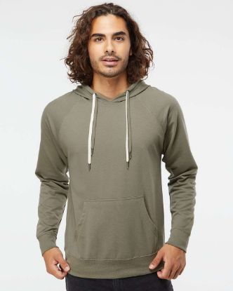 Picture of Independent Trading Co. - Icon Lightweight Loopback Terry Hooded Sweatshirt - SS1000