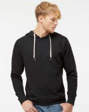 Picture of Independent Trading Co. - Icon Lightweight Loopback Terry Hooded Sweatshirt - SS1000 Black / S