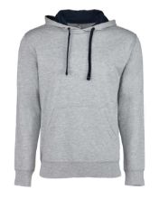 Picture of Next Level - Laguna Hoodie - 9301 - XS - 3XL Heather Grey/ Midnight Navy
