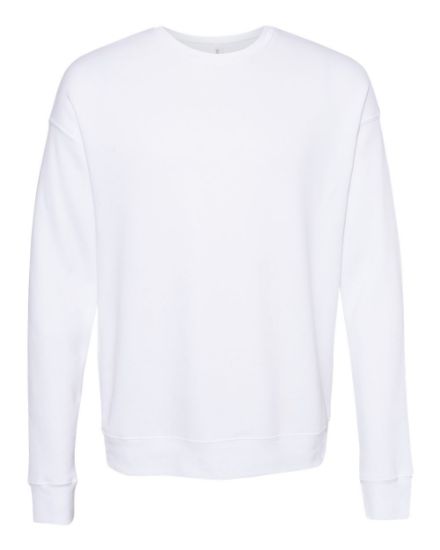 Picture of BELLA + CANVAS - Sponge Fleece Drop Shoulder Crewneck Sweatshirt - 3945 - XS - 2XL