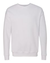 Picture of BELLA + CANVAS - Sponge Fleece Drop Shoulder Crewneck Sweatshirt - 3945 - XS - 2XL White