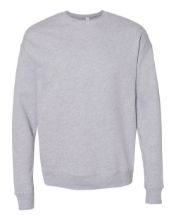 Picture of BELLA + CANVAS - Sponge Fleece Drop Shoulder Crewneck Sweatshirt - 3945 - XS - 2XL Athletic Heather