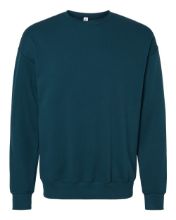 Picture of BELLA + CANVAS - Sponge Fleece Drop Shoulder Crewneck Sweatshirt - 3945 - XS - 2XL Atlantic