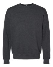 Picture of BELLA + CANVAS - Sponge Fleece Drop Shoulder Crewneck Sweatshirt - 3945 - XS - 2XL Dark Grey Heather