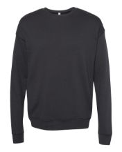 Picture of BELLA + CANVAS - Sponge Fleece Drop Shoulder Crewneck Sweatshirt - 3945 - XS - 2XL DTG Dark Grey